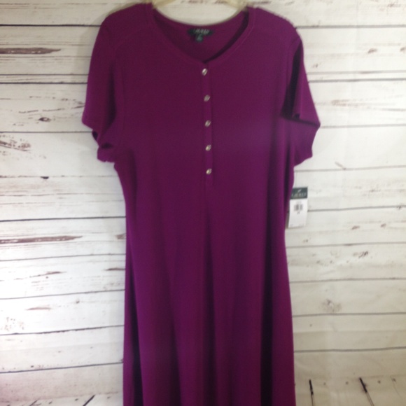 Ralph Lauren Dresses & Skirts - SOLD Lauren Berry Jam Waffle Dress 2X